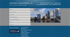 Desktop Screenshot of medical-malpractice-jacksonville.com