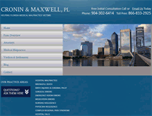 Tablet Screenshot of medical-malpractice-jacksonville.com